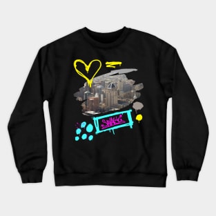 SAVAGE BALTIMORE CITY SKYLINE DESIGN Crewneck Sweatshirt